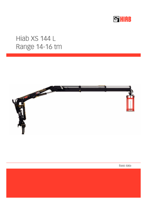 Гідравлічні вантажні крани Hiab XS 144 DLS-3 PRO
