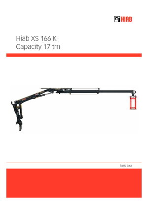 Гідравлічні вантажні крани Hiab XS 166 K-2 HIPRO CD