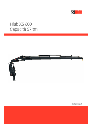 Гідравлічні вантажні крани Hiab XS 600 E-7 HIPRO CD