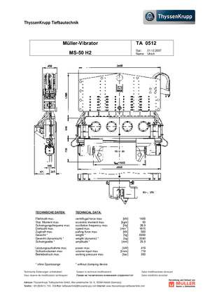 Вібромолотки Müller MS 50 H 2