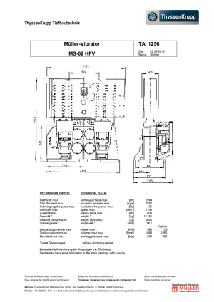 Вібромолотки Müller MS 62 HFV