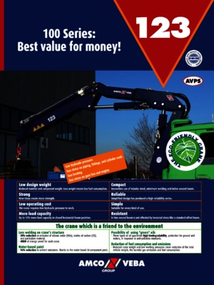 Гідравлічні вантажні крани Amco Veba 123-1 S
