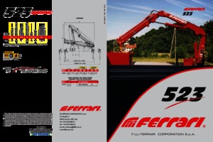 Гідравлічні вантажні крани Ferrari® 523 A 1