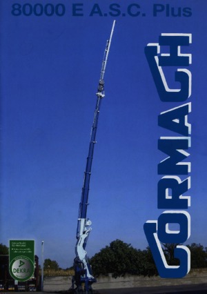 Гідравлічні вантажні крани Cormach 80000 E 3