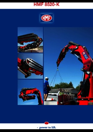 Гідравлічні вантажні крани HMF 8520-OK4