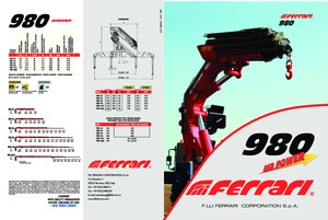 Гідравлічні вантажні крани Ferrari® 980 A6 J6 