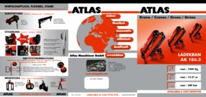 Гідравлічні вантажні крани Atlas AK 186.3 A3 