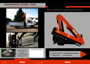 Гідравлічні вантажні крани Atlas AK 35.1 