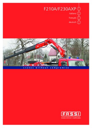 Гідравлічні вантажні крани Fassi F 210 A 23