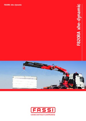Гідравлічні вантажні крани Fassi F 820 RA 2.23 xhe-dynamic