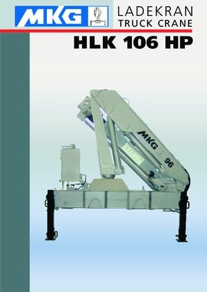 Гідравлічні вантажні крани MKG HLK 106 HP a1