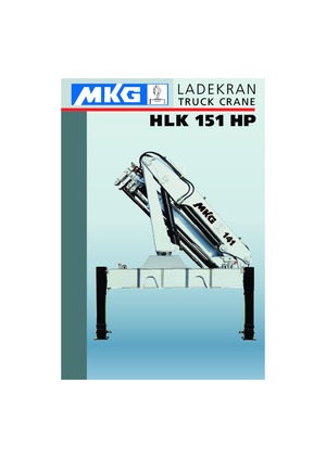 Гідравлічні вантажні крани MKG HLK 151 HP a2 