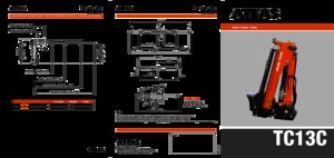 Гідравлічні вантажні крани Atlas TC 13 C SF2