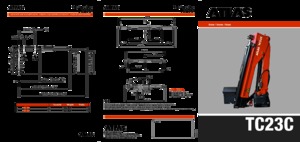 Гідравлічні вантажні крани Atlas TC 23 C SF2