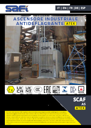 ліфти для промислового застосування Safi SCAF AS ATEX