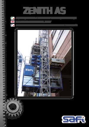 ліфти для промислового застосування Safi ZENITH AS 2000
