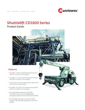 Промислові пересувні крани Shuttlelift 3340 B