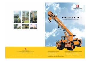 Промислові пересувні крани Escorts F 15