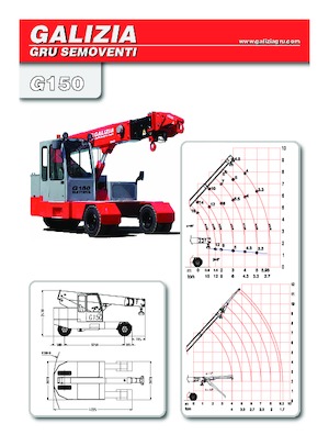 Промислові пересувні крани Galizia G 150