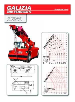 Промислові пересувні крани Galizia GF 250