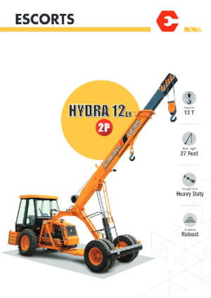 Промислові пересувні крани Escorts Hydra 12 EX