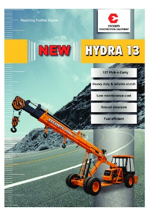 Промислові пересувні крани Escorts Hydra 13
