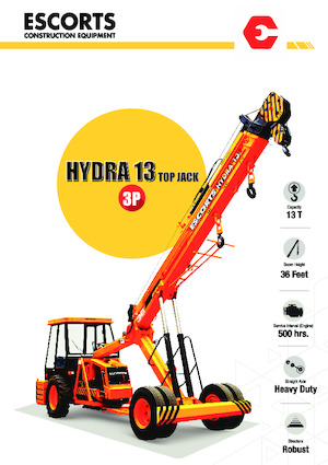 Промислові пересувні крани Escorts Hydra 1336 Top Jack