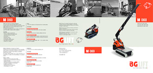 Гусеничні крани - телескопічна стріла BG Lift M 060