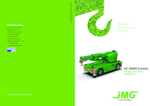 Промислові пересувні крани JMG MC 100RE