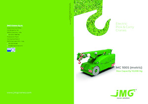 Промислові пересувні крани JMG MC 100S