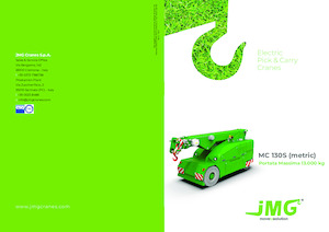 Промислові пересувні крани JMG MC 130S