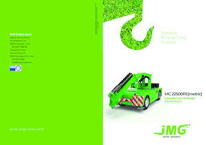 Промислові пересувні крани JMG MC 22500RE