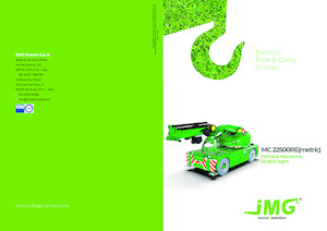 Промислові пересувні крани JMG MC 22500RE
