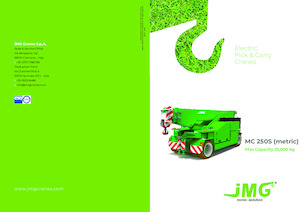 Промислові пересувні крани JMG MC 250S