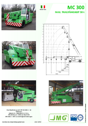 Промислові пересувні крани JMG MC 300