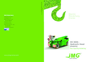 Промислові пересувні крани JMG MC 300S HY