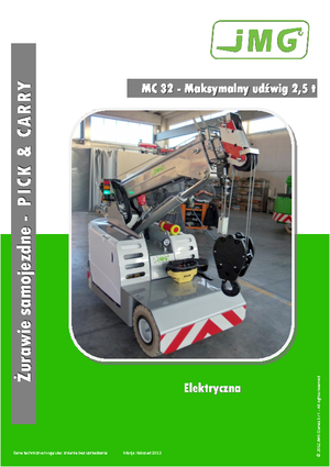 Промислові пересувні крани JMG MC 32