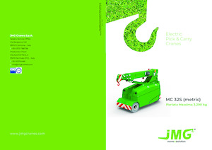 Промислові пересувні крани JMG MC 32S