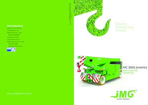 Промислові пересувні крани JMG MC 350S 