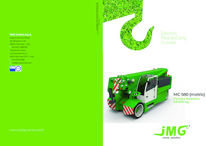 Промислові пересувні крани JMG MC 580 