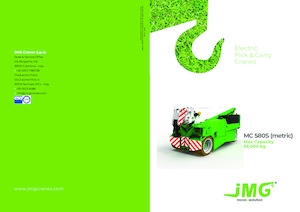 Промислові пересувні крани JMG MC 580S