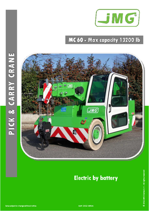 Промислові пересувні крани JMG MC 60