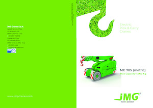 Промислові пересувні крани JMG MC 70S