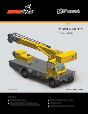 Промислові пересувні крани Til MOBILOAD 315