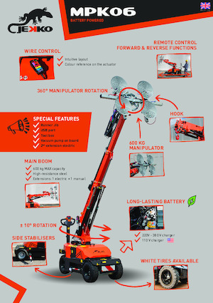 Промислові пересувні крани Jekko MPK06V