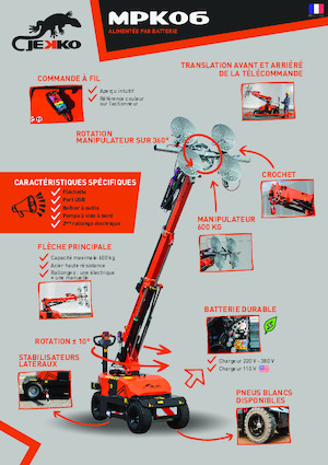 Промислові пересувні крани Jekko MPK06V