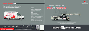 Промислові пересувні крани Escorts NXT 1313
