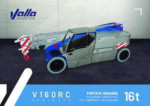 Промислові пересувні крани Valla V160RC