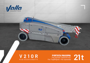 Промислові пересувні крани Valla V210R