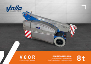 Промислові пересувні крани Valla V80R